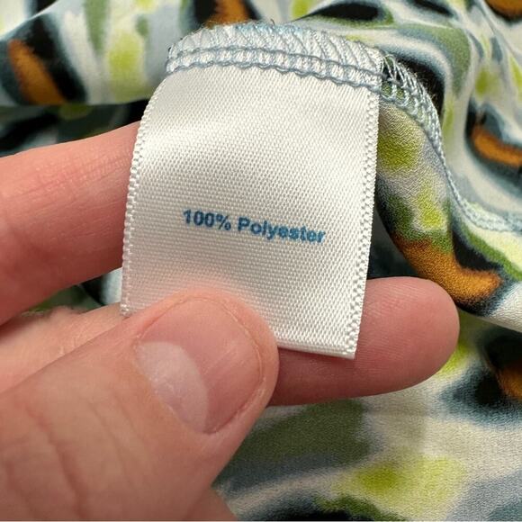 Evereve Allison Joy Mia Multicolor‎ Leopard Sleeveless V Neck Cami Tank Top Sz M - Picture 8 of 10